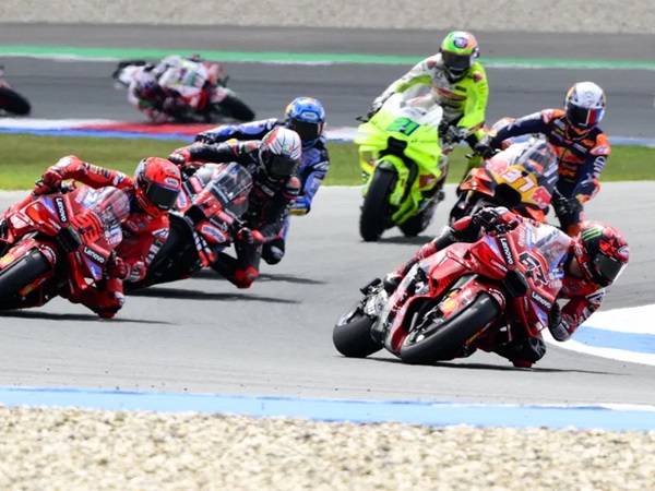 Hasil Race MotoGP Belanda: Marc Marquez Menang Dramatis