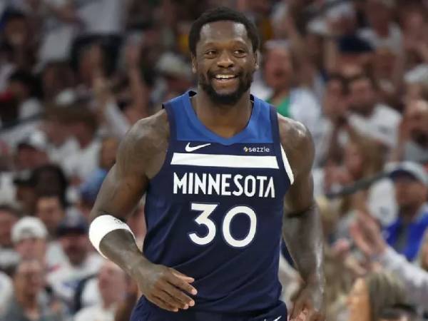 Memasuki musim NBA ke-12, Julius Randle mencatatkan rata-rata karier 19 poin, 9,1 rebound, dan 3,8 assist per pertandingan. (Foto: AP)