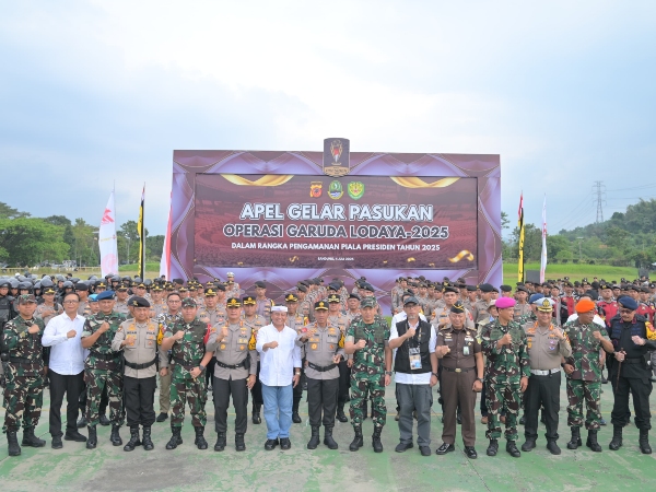 Lebih dari 2 ribu personel gabungan disiapkan untuk mengamankan Piala Presiden 2025