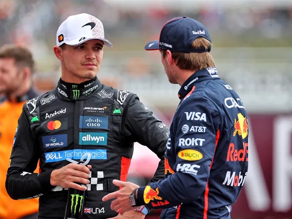 Lando Norris Kesulitan Menyalip Verstappen di Silverstone