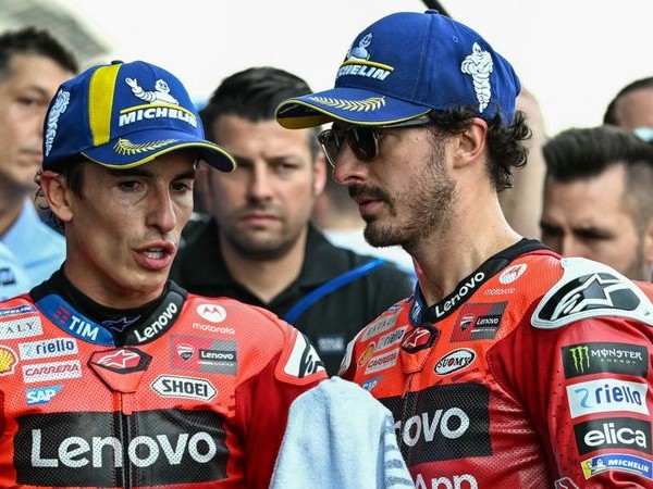 Francesco Bagnaia dan Marc Marquez