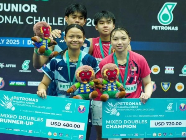 Tuan Rumah Bawa Pulang 2 Gelar di Malaysia Junior International Challenge 2025