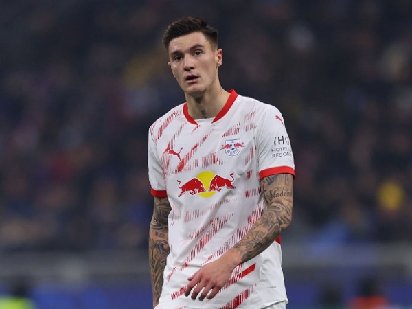 Striker RB Leipzig, Benjamin Sesko, sempat menjadi target utama Arsenal