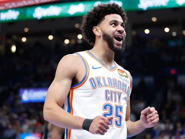Mengunci Ajay Mitchell dengan kesepakatan yang ramah membantu Thunder mempertahankan fleksibilitas daftar pemain. (Foto: AP)