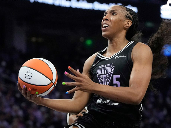 Kayla Thornton dari Golden State Valkyries. (Foto: AP)