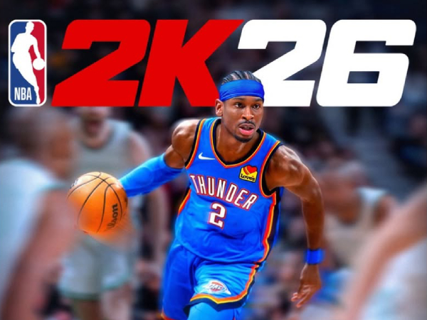 Shai Gilgeous-Alexander menjadi pemain Thunder pertama sejak Kevin Durant di NBA 2K15 yang tampil sendirian di sampul game tersebut. (Foto: NBA 2K)