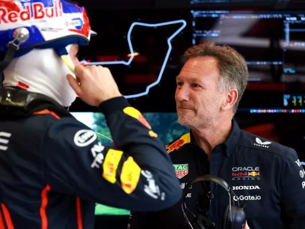 Christian Horner dan Max Verstappen Red Bull Racing