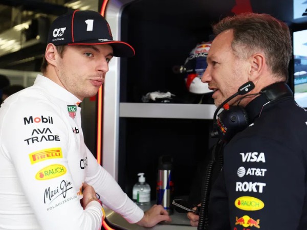 Max Verstappen dan Christian Horner