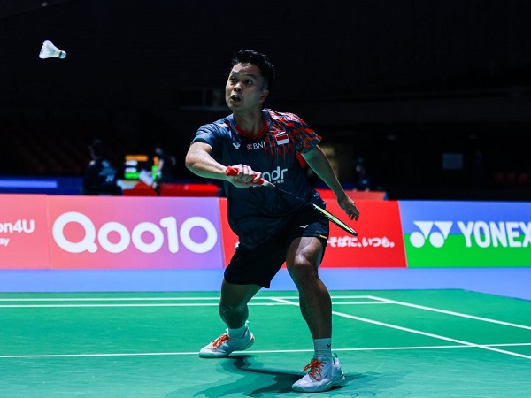 Anthony Ginting komentari kekalahannya lawan Kodai Naraoka.