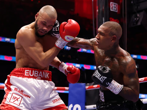 Conor Benn (kanan) dan Chris Eubank Jr. (Foto: Fight TV)