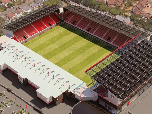 Fokus Dongkrak Kapasitas, Bournemouth Rilis Desain Baru Vitality Stadium