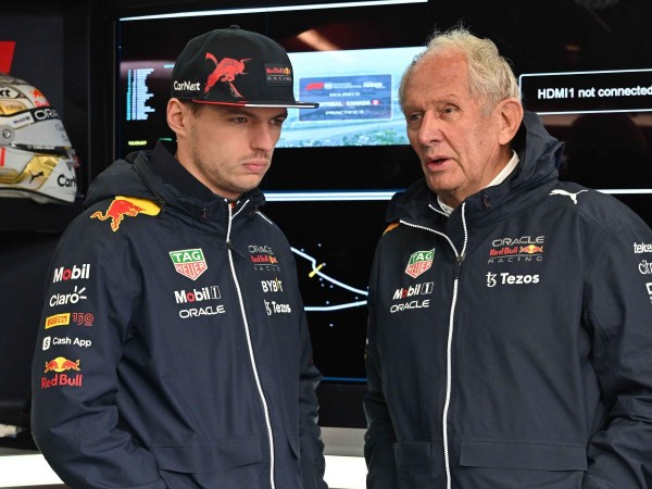 Max Verstappen dan Helmut Marko