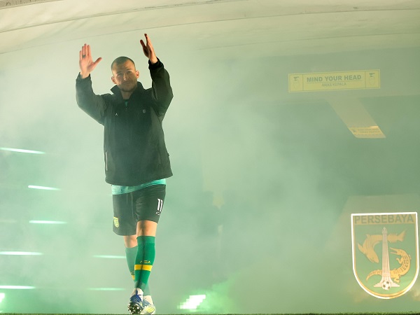 Penyerang asing Persebaya Surabaya, Mihailo Perovic resmi diperkenalkan