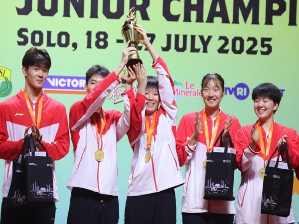 China Menangi Ajang Beregu Kejuaraan Asia Junior 2025