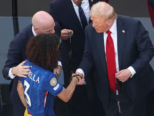 Marc Cucurella dan Presiden Amerika Serikat, Donald Trump