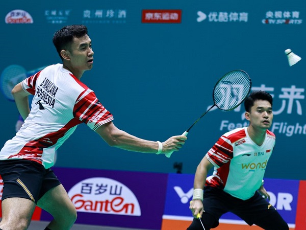 Leo/Bagas akui tampil kurang matang saat kalah dari Chirag/Rankireddy di babak 16 besar China Open 2025.