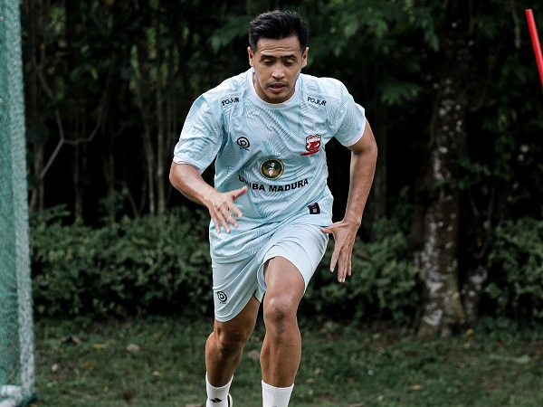 Novan Setya Sasongko mulai berlatih bersama skuat Madura United