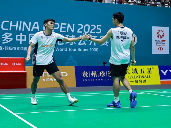 Fajar Alfian dan Muhammad Shohibul Fikri bicara soal kemenangan di 16 besar China Open 2025.