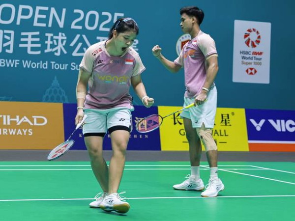 Sikat Unggulan 3, Jafar/Felisha Lolos Semifinal China Open 2025