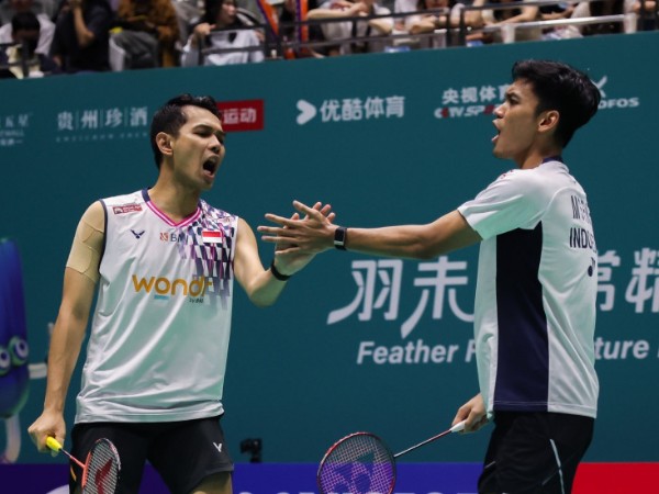 Fajar/Fikri Hancurkan Impian Kim/Seo Quatrick Gelar Super 1000 Musim Ini