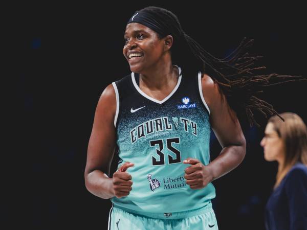 Jonquel Jones dari New York Liberty. (Foto: AP)