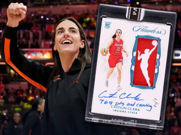 Penjualan ini lebih dari dua kali lipat rekor sebelumnya untuk kartu olahraga wanita sebesar $366.000, yang juga dipegang oleh Caitlin Clark. (Foto: AP)