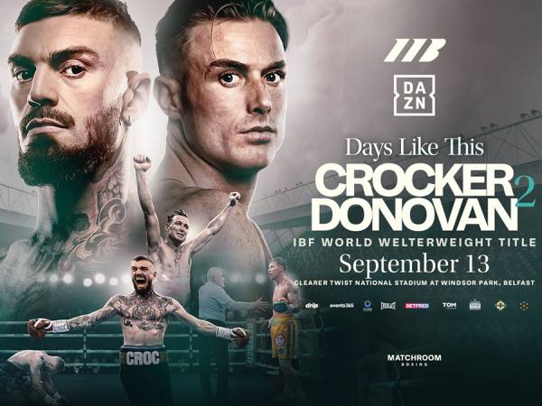 Lewis Crocker (kiri) dan Paddy Donovan. (Foto: Fight TV)