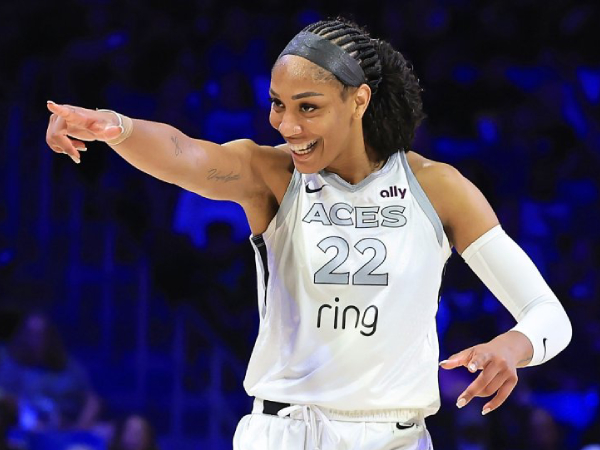 Aj’a Wilson dari Las Vegas Aces. (Foto: AP)