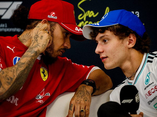 Kimi Antonelli, Lewis Hamilton