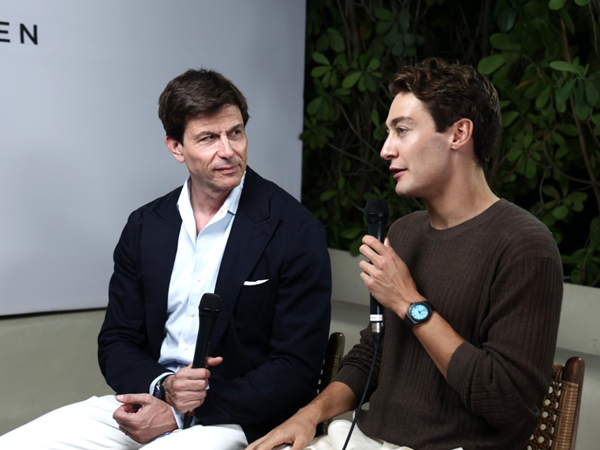 George Russell, Toto Wolff, Mercedes