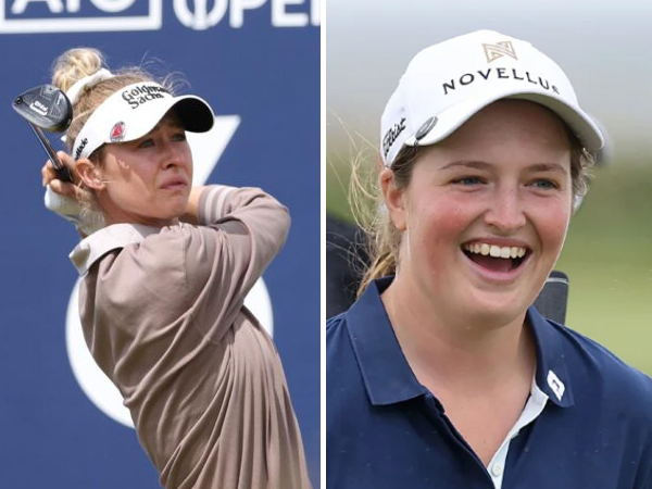 Nelly Korda (kiri) dan Lottie Woad. (Foto: Golf Digest)