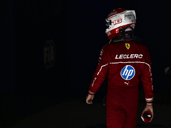 Charles Leclerc kecewa dengan kecepatan Ferrari di GP Hungaria. (Gambar: The Straits Times)