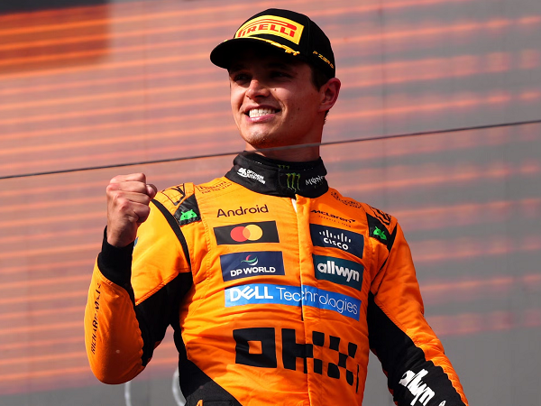 Lando Norris akui sulit percaya menang di GP Hungaria.