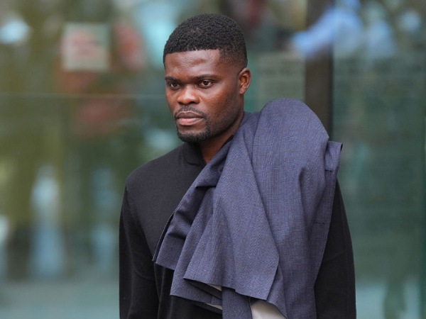 Thomas Partey hadir di pengadilan Westminster Magistrates' Court pada Selasa (5/8)