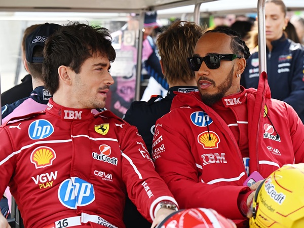 Carles Leclerc dan Lewis Hamilton