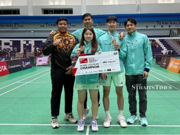 Kemenangan Wee Yee Hern/Chan Wen Tse di Thailand Bantu Naikan Peringkat Dunia
