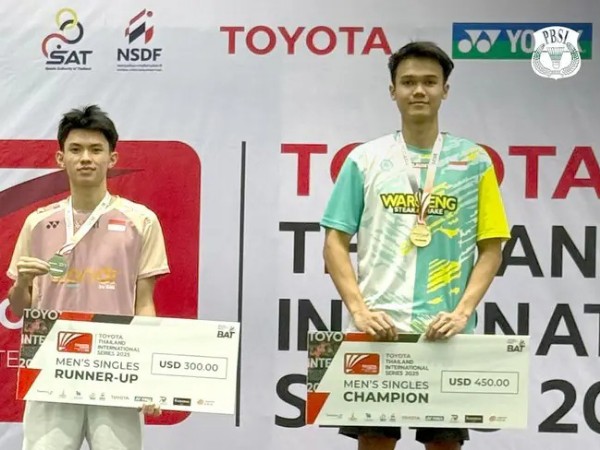 Christian Adinata Bersyukur Raih Gelar Pertamanya Diluar Pelatnas Cipayung