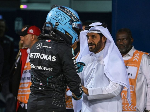 George Russell, Mohammed Ben Sulayem, FIA