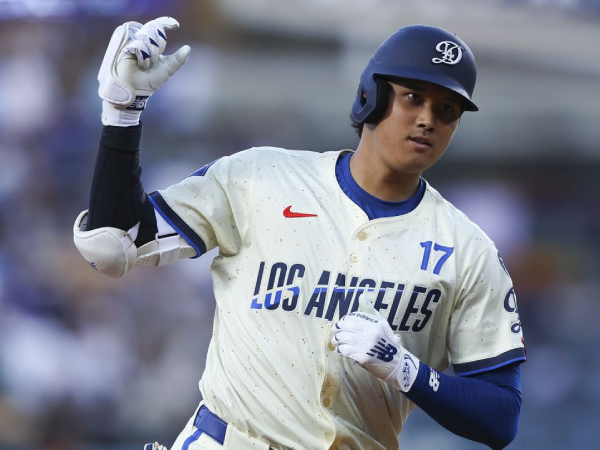 Shohei Ohtani mencapai 40 home run dalam pertandingan ke-117 tahun ini. (Foto: AP)