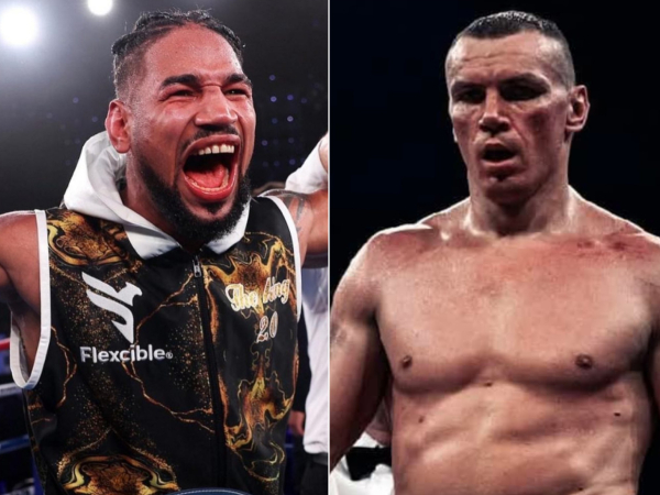 Leonardo Mosquea (kiri) dan Mateusz Masternak. (Foto: Fight TV)