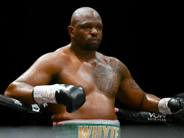 Bagi Dillian Whyte, ini lebih dari sekadar pertarungan biasa — ini adalah pernyataan bahwa dia belum siap untuk disingkirkan. (Foto: Fight TV)