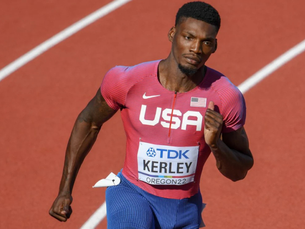 Fred Kerley merupakan salah satu sprinter Amerika Serikat paling berprestasi dalam dekade terakhir. (Foto: AP)