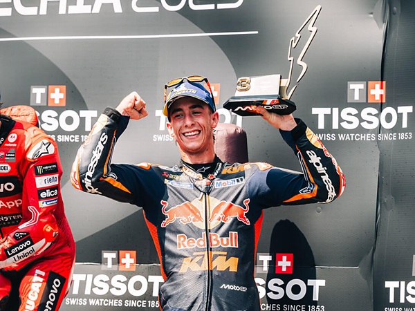 Pedro Acosta meraih podium di MotoGP Ceko 2025