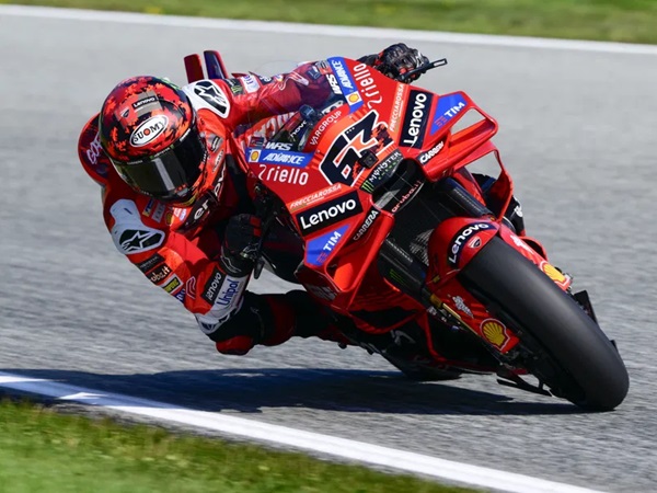 Francesco Bagnaia Senang Penampilan Motor di latihan MotoGP Austria