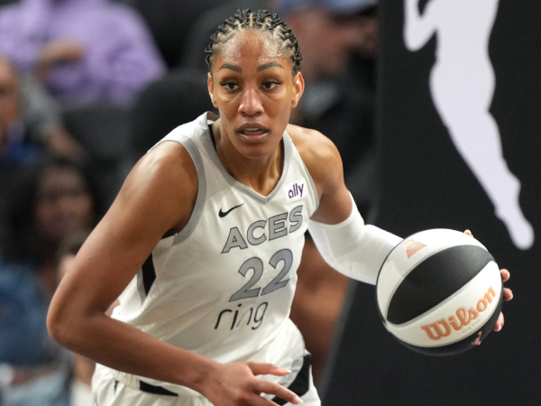 A’ja Wilson dari Las Vegas Aces. (Foto: AP)