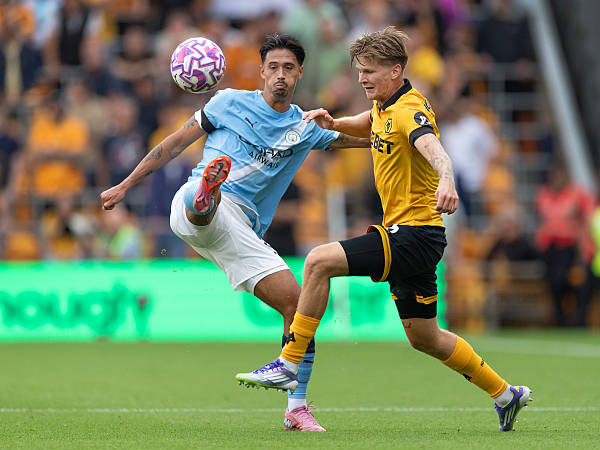 Wolves vs Manchester City via gettyimages