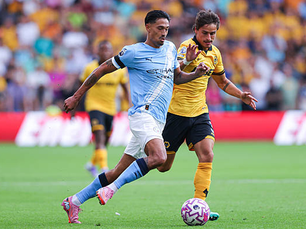 Wolves vs Manchester City via gettyimages