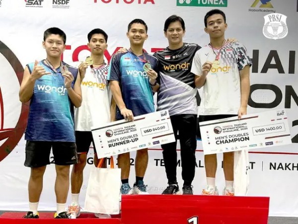 Menangi Derby, Faathir/Devin Juara Thailand International Challenge 2025