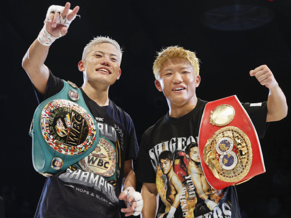 Yudai Shigeoka (kiri) dan sang adik Ginjiro Shigeoka. (Foto: Fight TV)