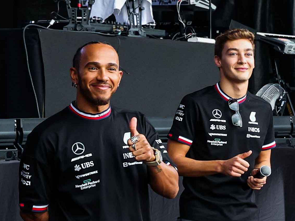 George Russell, Lewis Hamilton